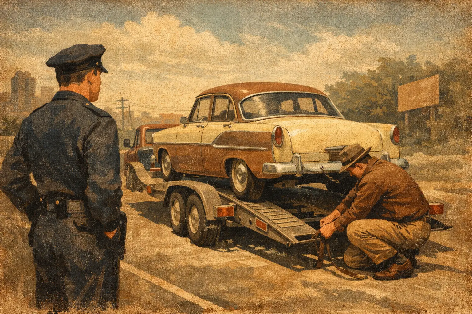 How to Handle moving untaxed car legally