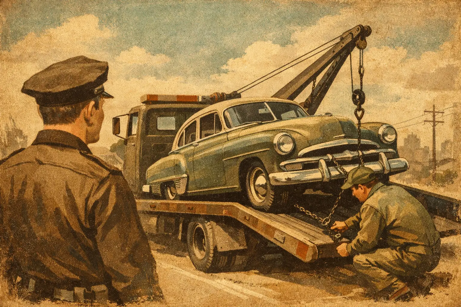 Can a Seized Car Be Towed Safely?